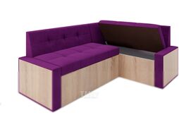 Уголок кухонный мягкий Mebel-Ars Таллин правый 190x83x120 (фиолетовый)
