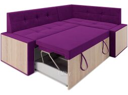 Уголок кухонный мягкий Mebel-Ars Таллин правый 190x83x120 (фиолетовый)