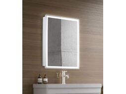 Шкаф с зеркалом для ванной Silver Mirrors Киото 50 / LED-00002357