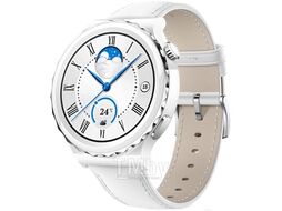 Смарт-часы Huawei WATCH GT 3 Pro Silver Bezel White Ceramic Case (FRG-B19)