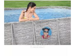 Каркасный бассейн Bestway Power Steel Swim Vista 56714 (427x250x100, с фильтр-насосом и лестницей)
