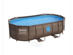 Каркасный бассейн Bestway Power Steel Swim Vista 56714 (427x250x100, с фильтр-насосом и лестницей)