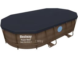 Каркасный бассейн Bestway Power Steel Swim Vista 56714 (427x250x100, с фильтр-насосом и лестницей)
