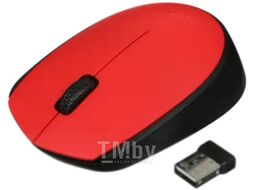 Мышь Logitech M170 / 910-004648 (черный/красный)