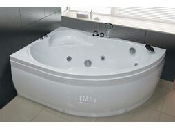 Ванна акриловая Royal Bath Alpine 140x95x58L / RB819103 (с каркасом и экраном)