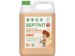 Гель для стирки Septivit Все виды тканей Дыня-мед (5л)
