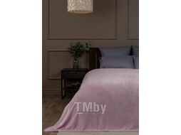 Плед TexRepublic Absolute Однотонный Фланель 140x200 / 32305 (брусника)