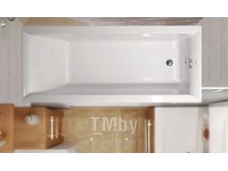 Ванна акриловая VagnerPlast Veronela 170x75 / VPBA170VEA2X-04 (с каркасом)