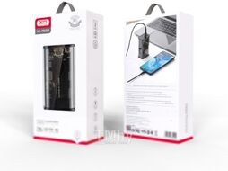 Портативное зарядное устройство XO PB306 10000mAh с кабелем Type-C to Lightning