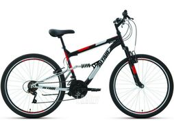 Велосипед Forward Altair MTB FS 26 1.0 D 2022 / RBK22AL26057 (черный/красный)