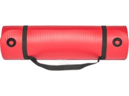 Коврик для йоги и фитнеса Sundays Fitness IR97506 (180x60x1см, красный)