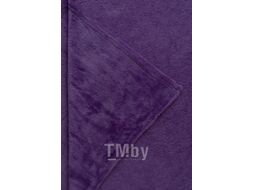 Плед TexRepublic Absolute Однотонный Фланель 140x200 / 37062 (фиолетовый)