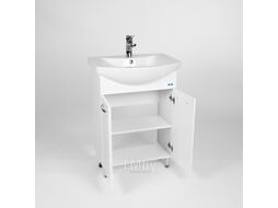 Тумба с умывальником Viant Милан Балтика 60 / VMIL60BA-T2ST + WH110246