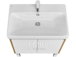 Тумба с умывальником Акватон Сканди Doors 70 1A2789K0SDZ90 (белый/дуб рустикальный)