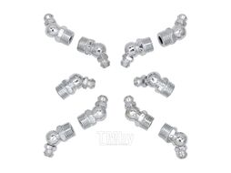 Пресс-масленка 10мм угловая (45град.), комплект 10 шт. Forsage F-GN-01-45-10MM