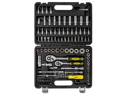 Набор инструментов 108 пр. 1/4'' 3/8'' (6гр.) (4-22мм) WMC TOOLS WMC-41082-5DS-м