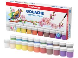 Гуашь Erich Krause 55875 (21цв)
