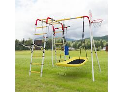 Игровой комплекс Romana Fitness / 103.20.05 (лодка качели, белый/красный/желтый)