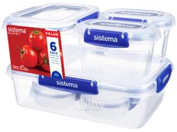 Набор контейнеров Sistema 881760 (6шт)
