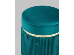 Пуф Stool Group Миранда с ящиком / 19B352VA-8167-64 (велюр бирюзовый)