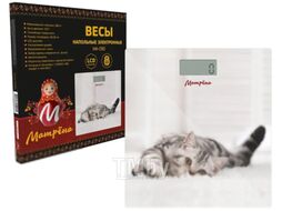 Напольные весы электронные Матрена МА-090 / 007271 (кот)