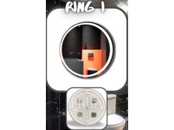 Зеркало Пекам Ring 1 60x60 / ring1-60x60s (с подсветкой и сенсором на прикосновение)
