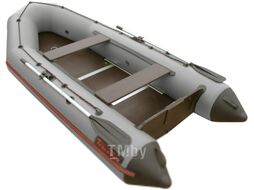 Надувная лодка Leader Boats Тайга-340 Киль / 0062873 (серый)