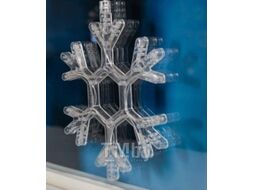 Светодиодная бахрома Luazon Decor Снежинки 2361714 (белый)