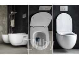 Унитаз подвесной с инсталляцией Lucco Brilla Rim Art 100614-101 + 38772001