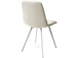 Стул M-City Chilli Square / UDC8025HK01701WHT (HK017-01 светло-бежевый/белый)