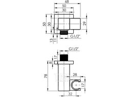 Душевая система Rubineta Thermo-2F-Olo(SQ) / 625039