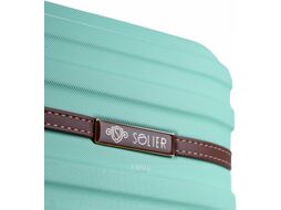 Чемодан на колесах Solier STL957 (S, мятный)