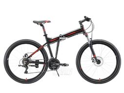 Велосипед STARK Cobra 26.2 D 2023 (18, черный/красный/черный)
