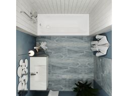 Ванна акриловая Triton Прага 170x70 (с ножками)
