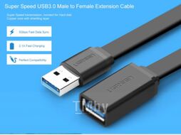Удлинитель кабеля Ugreen US129 / 30127 (3м, черный)