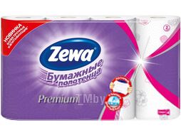 Бумажные полотенца Zewa Премиум Декор 2-слойные (1x4рул)