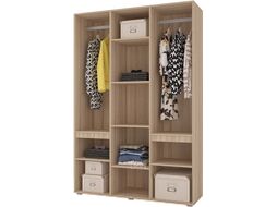Шкаф Горизонт Мебель Анталия 3х ств. (сонома/белый софт)
