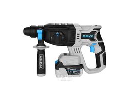 Перфоратор аккумуляторный DKCH20FU-Li в кейсе + оснастка 5 шт, 20В, 2x5.0Ач Deko 063-4419
