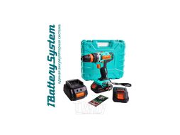 Дрель аккумуляторная Sturm! 18 В, 1BatterySystem, 2 акк. 2,0Ач,съемный патрон, кейс CD3618T