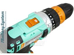Дрель аккумуляторная Sturm! 18 В, 1BatterySystem, 2 акк. 2,0Ач,съемный патрон, кейс CD3618T