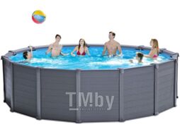 Каркасный бассейн Intex Graphite Gray Panel / 26384 (478x124)