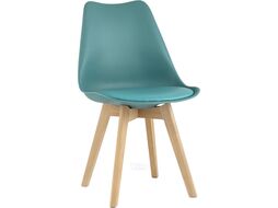 Стул Stool Group Frankfurt / Y863 (серо-зеленый/деревянные ножки)