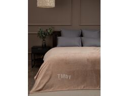 Плед TexRepublic Deco Ромбики Фланель 150x200 / 7414 (серо-бежевый)