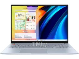Ноутбук ASUS M5602Q (M5602QA-KV120) 16" / WQXGA / IPS / 500N / R5-5600H / 16GB / SSD512GB / AMD Radeon / FingerPrint / Backlit / DOS / Solar Silver (90NB0XW3-M004P0)