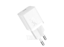 Сетевое зарядное устройство Baseus GaN5 Fast Charger(mini) 1C 30W EU White (CCGN070502)
