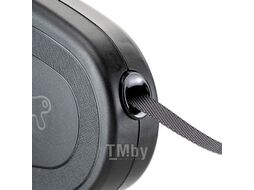 Поводок-рулетка Ferplast Flippy One L / 75094217 (лента, черный)