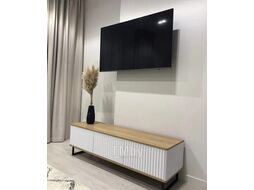 Тумба Shtabe Royal 5031 эко (белый/белый/черный)