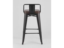 Стул барный Stool Group Tolix Soft / LF626A Matte Black 3474/PU7005 (черный матовый)