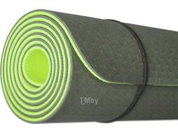 Коврик для йоги и фитнеса Sundays Fitness IR97503 (хаки/зеленый)