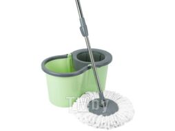 Набор для уборки Verde Spin Mop (оливковый)